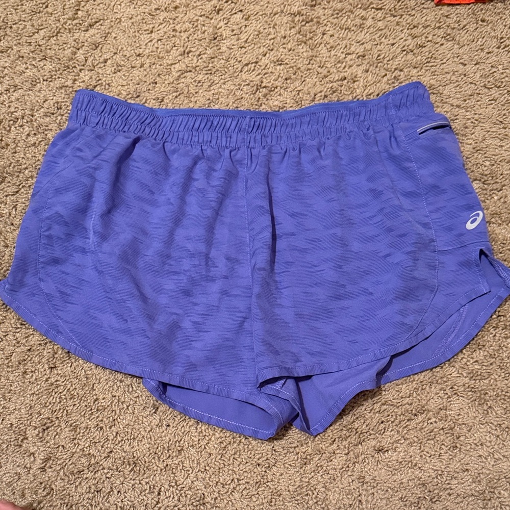 Asics Women's Purple Athletic Shorts